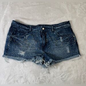 Forever 21 Distressed Jean Shorts‎ Size 29